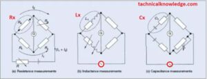 Wheatstone bridge circuit diagrams