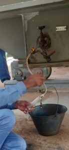 Oil sampling and analysis