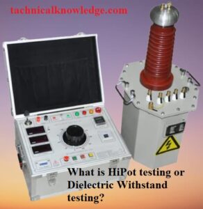 What is HiPot testing or Dielectric Withstand testing